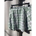 RSQ Vintage  Mini Skirt Women’s Size XL Plaid Green Squared Pull On Skirt Y2K Photo 8
