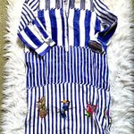 Vilagallo Dani tropical link stripe dress size 4 Blue Photo 2