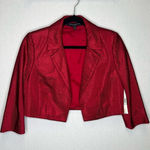 Carmen Marc Valvo Carmen Marc‎ Valvo | Red Maroon 8 Blazer Jacket Coat Photo 0