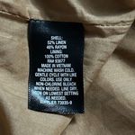 Worthington NEW  Brown Linen Striped Wrap Pencil Skirt Size 12  Side Tie Lined Photo 6