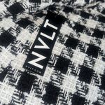 NWT NVLT Women's Cape Jacket with Lantern Sleeves Plaid Houndstooth Black White Size L Photo 11