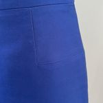 J.Crew Royal Blue Cotton A-Line Skirt sz 6 Photo 1