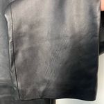 St. John Collection  by Marie Grey black leather wide leg pants READ size 14 Photo 1