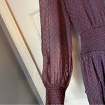 American Eagle Outfitters mock neck long sleeve ruffle purple dress size XS Photo 5