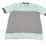 Polagram Lucy Avenue Women's Color Block Short Sleeve Pullover Sweater Size L Photo 12