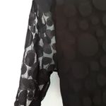LC Lauren Conrad Lauren Conrad black on black polka dot dress Photo 4