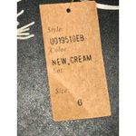 NWT Mandalay Cream Ivory Gold Beaded Fringe Midi Evening Cocktail Dress Womens 6 Photo 13