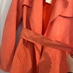 Solitaire Coral Trench Coat Photo 2