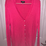 Lord and Taylor  Hot Pink Button Up Cardigan Size 3X Photo 0