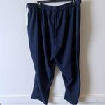 Calvin Klein  Womens Pants Size 3x Casual Pull On  Navy Blue Crop New Photo 1