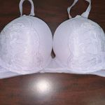 Auden Lavender with Lace Plunge Coverage Push Up Bra Size 34C Purple Photo 1