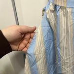 Summersalt  Womens Dress 2XL Organic Cotton Bow Stripe Midi Smock Summer Fair Photo 3