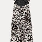 ZARA  maxi dress cheetah leopard animal print slip satin evening party cocktail  Photo 11