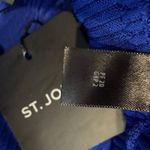 St. John Collection Architectural Ottoman Knit Jacket in Vivid Blue (6) Photo 9