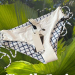 Tavik reversible bikini bottom blue white grid full coverage size M New Size M Photo 0