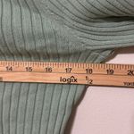 Rag and Bone  Cashmere Navaya Polo Cardigan Size Large Ribbed Mint Green Photo 6