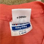 Disney  wear vintage coral pink rhinestone Mickey Mouse T-shirt women’s large Photo 5