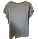 The North Face v neck cap sleeve t shirt size large women's gray Photo 5