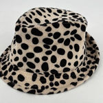Christys Crown Women's Ashley Dalmatian‎ Print Fedora Hat Tan One Size Halloween Photo 0