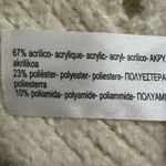 ZARA Cream Chunky Knit Cardigan Sweater – Size S – Cozy Open Weave Boho Layering Photo 1