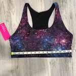 Terez NWT  Hi Shine Sports Bra Midnight Light Show Athletic Racerback Size XL Photo 1