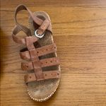 Born Brown Strappy Wedge Sandals Size 8 Photo 2