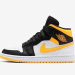 Jordan 1 Mid Laser Orange Sneakers Photo 1