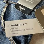 Mossimo Y2K Low Rise Denim Skirt in Dark Indigo Size 14 NWT Front Slit Blue Photo 5