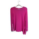 Michael Stars  Women's Pink Long Sleeve‎ High-Low Pullover Sweater Size Small Photo 1