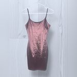 Popular 21  Women’s Satin Bronze Mini Dress Photo 2