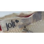 Jolt Lace Tank Top Sleeveless High Low Hem Casual Blouse Cream Size S Photo 2