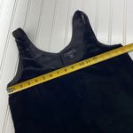 J.Crew  Women’s Black Crew Neck Sleeveless Velour Velvet Top Size  XS Photo 4