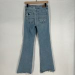 American Eagle  Outfitters Flare Jeans Womens 4 Blue Next Level Stretch High Rise Photo 5