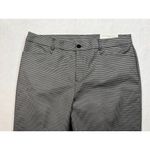 Christopher & Banks  The Perfect Pant Mid Rise Houndstooth Trousers Womens 14 Avg Photo 2