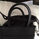 Enzo Angiolini Enzo New Black Drawstring bucket bag w adj strap Photo 2