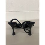Jeffrey Campbell  sz7.5 black strappy rhinestone sandals heels Photo 2