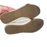 G.H. Bass &Co. GH Bass & Co Women’s Ballet Flats Cream wWith Brown Strap Buckle Accents Sz 7.5M Photo 7