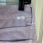 MOTHER Lilac Corduroy Trousers Purple Size 27 Photo 2