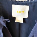 Anthropologie  Maeve Navy Blue Fringe Hem Dress Size 2 Photo 5