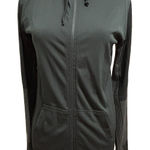 Nike Dri-Fit Lightweight Full Zip Hoodie Womens S Black w/Gray Athletic Casual Photo 0