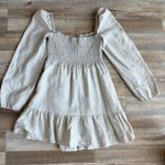 Aritzia  Wilfred Tempest Linen Smocked Mini Dress Size M Photo 5