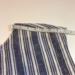 Peyton & Parker Striped linen cotton blend dress M Blue Size M Photo 12