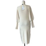 French Connection NWT Babysoft Joss Knit Dress In Color ECRU Photo 7