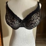 Adrienne Vittadini  Studio Black Lace‎ Overlay Bra Style 5575 Size 40DD Photo 4