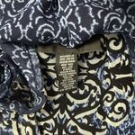 International concepts INC Blue Geometric Cold Shoulder Sleeve Top Sz S Photo 10