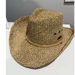 Panama Jack  Straw Sun Hat Cowgirl Western Womens ONE SIZE Fits Most Line Dancing Photo 0