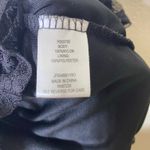 Almost Famous  Black Lace Long Sleeved Crop Top XL Sweetheart Neckline Witchy Photo 7