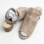 Bella Vita Pink Leather Upper Ankle Straps Open Toe Chunky Heel Sandals, Size 7 Photo 0