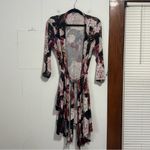 Posh‎ Peanut Robe Womens L Country Robe Lightweight Belted Bamboo Lounge Black Size L Photo 1