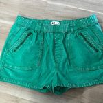 SO  Women's Vibrant Green High Waist Shorts Size XL Photo 0